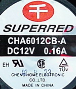 CHA6012CB-A Fan