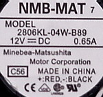 NMB 2806KL-04W-B89
