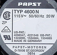 PAPST 4600N data