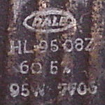 Dale HL95-08Z 6 Ohm Resistor