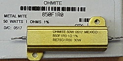 Ohmite 850F1R0, Click for bigger PIC!