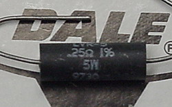 Dale LVR-5 0.25 Ohm, 1%