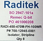 raditek RADI-450-470M-FH-100WR