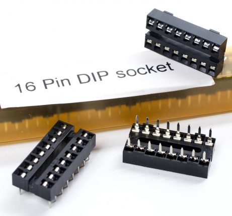 16 Pin DIP Sockets – 300 pieces