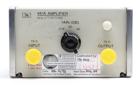 HP 461A 1kHz-50MHz Amplifier