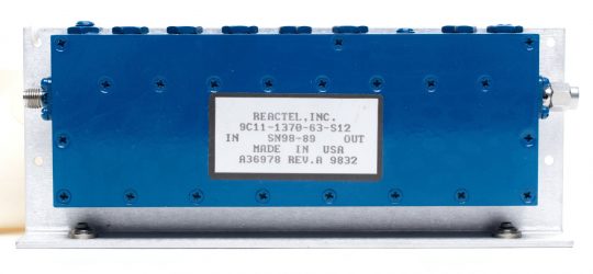 Reactel Microwave Filter – Model 9C11-1370-63-S12