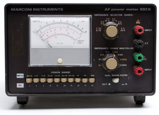 Marconi Instruments AF Power Meter 893B