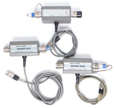 Racal-Dana True RMS RF Level Meter (w/3x sensing heads)