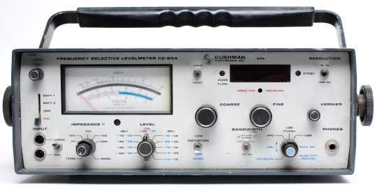 Cushman Electronics – CE 24A Frequency Selective Levelmeter