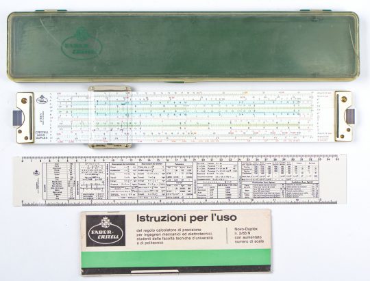 Faber Castell 2/83N Slide Rule w/Display Case (Class C – Good Condition)