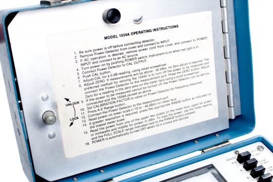 1034A Portable RF Power Meter