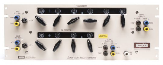 Singer Co (Metrics Division, Gertsch Dept) Decade Resolver Standard