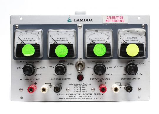 Lambda LPD 425 FM Dual Regulated Power Supply (0-250V, 0-.13A)