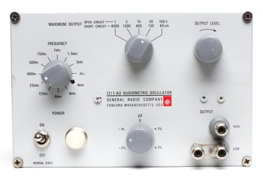 General Radio Model 1311-AU Audiometric Oscillator