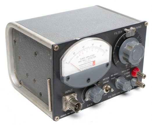 General Radio Model 1232-A Tuned Amplifier and Null Detector