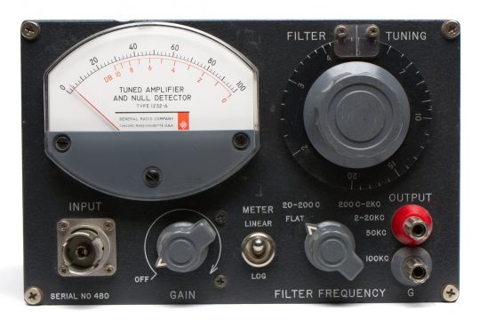 General Radio Model 1232-A Tuned Amplifier and Null Detector