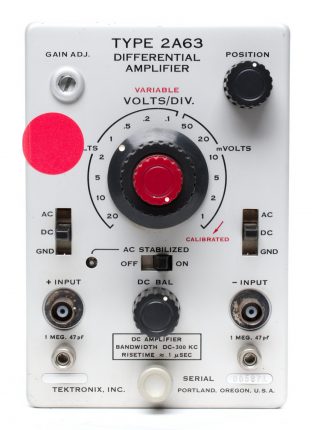 Tektronix – 2A63 Differential Amplifier Plugin (parts unit)