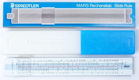 Staedtler-Mars 544A 12″/10″ Simplex Slide Rule (NIB)